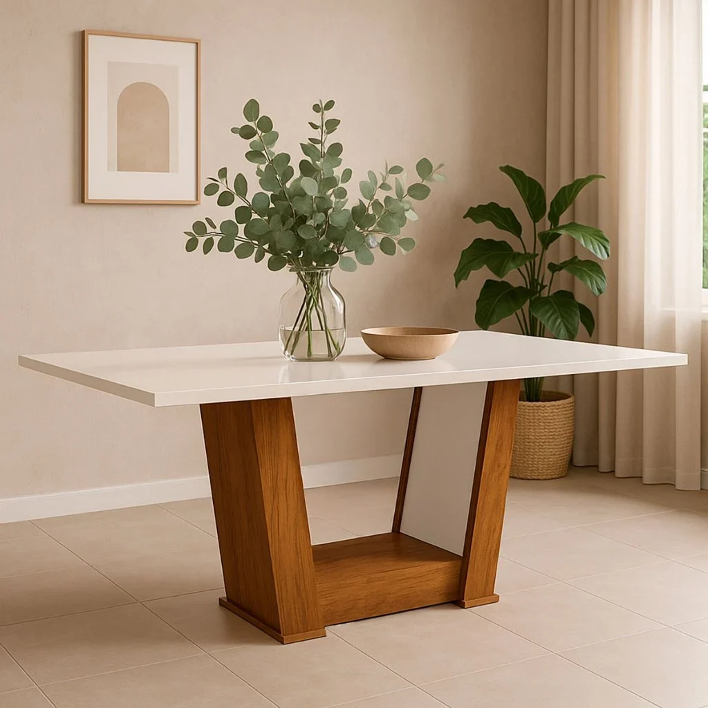 Mesa de Madeira 6 Lugares Helena Imbuia - LARVORI