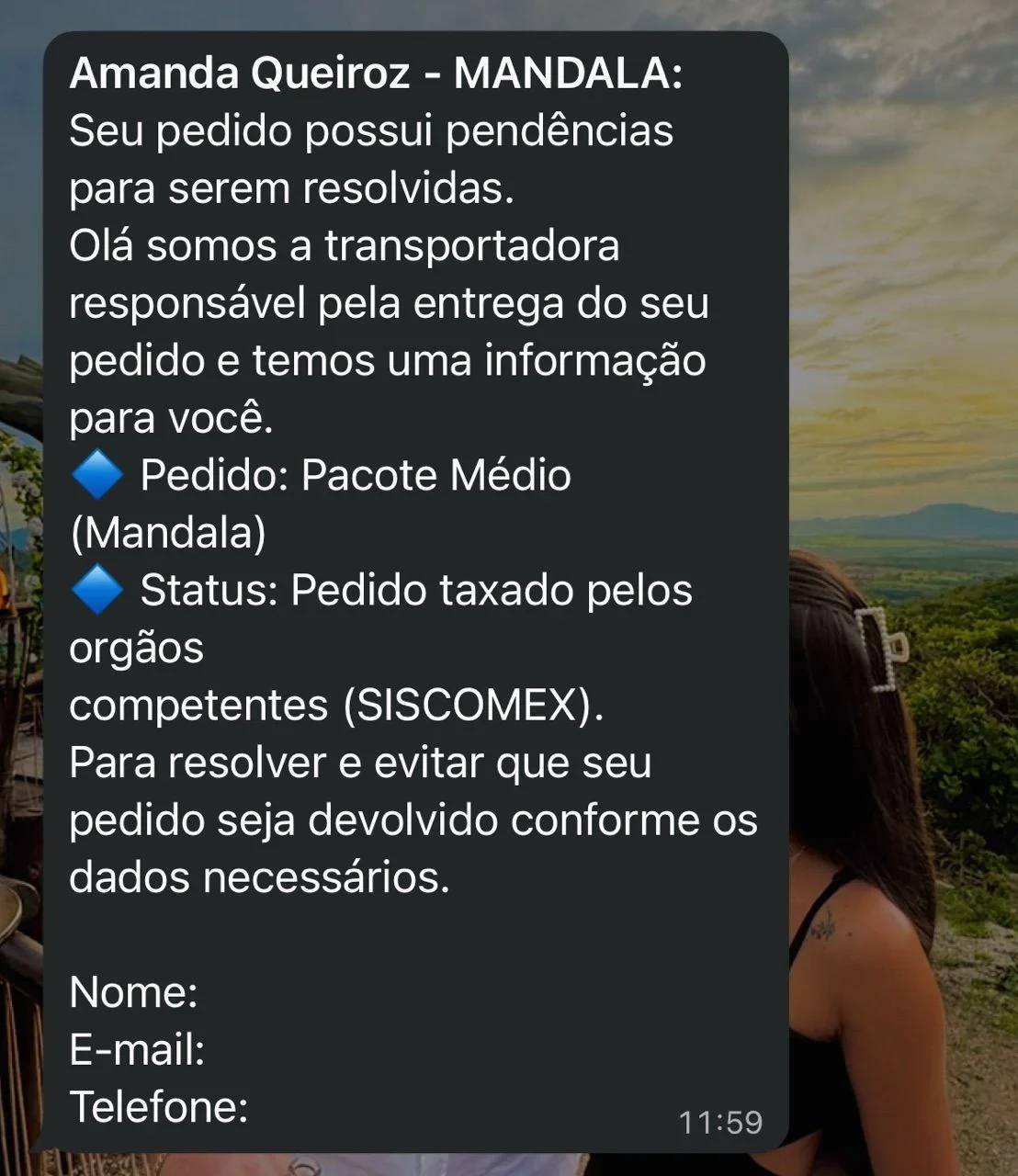 Foto 1 da avaliação de luanatorressl